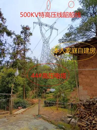 高压线跨越民房的补偿标准