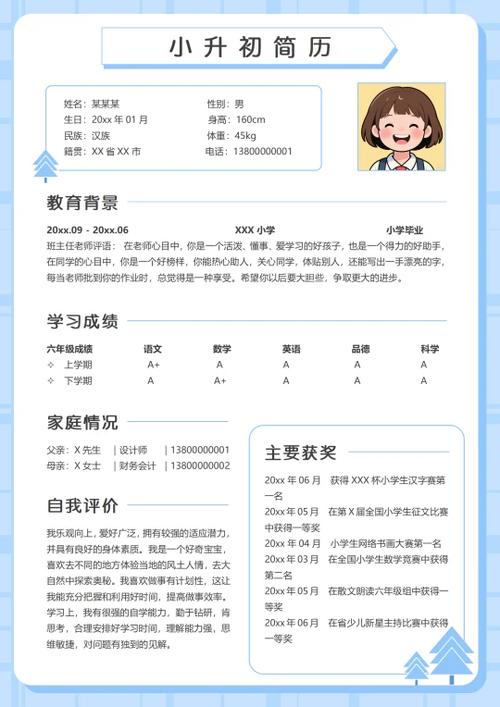 电子版个人简历制作