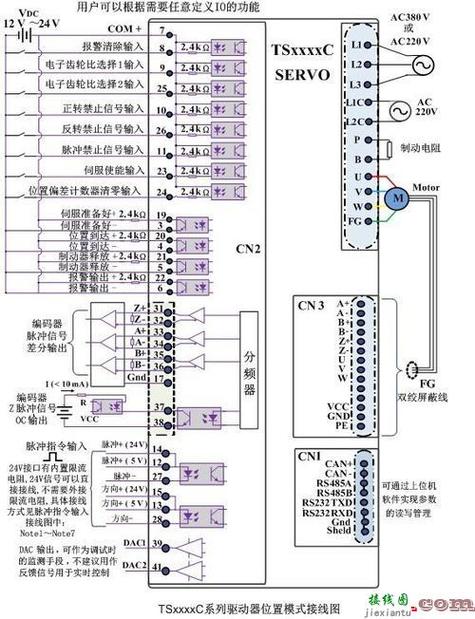 汇川伺服驱动器接线图