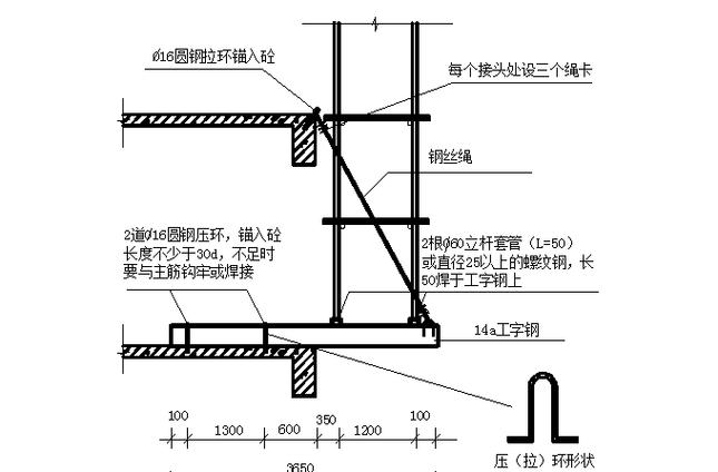 悬挑架规范1.25倍图解