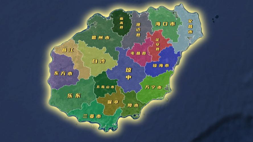 海南岛地图全图最新