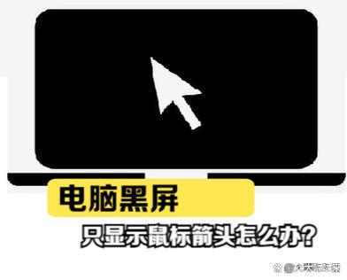 戴尔黑屏只有鼠标箭头
