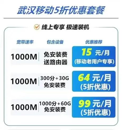 两个移动号码装宽带优惠
