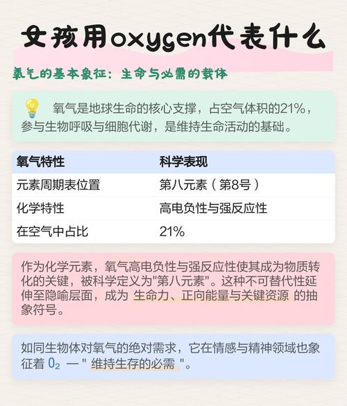 女孩用oxygen代表什么