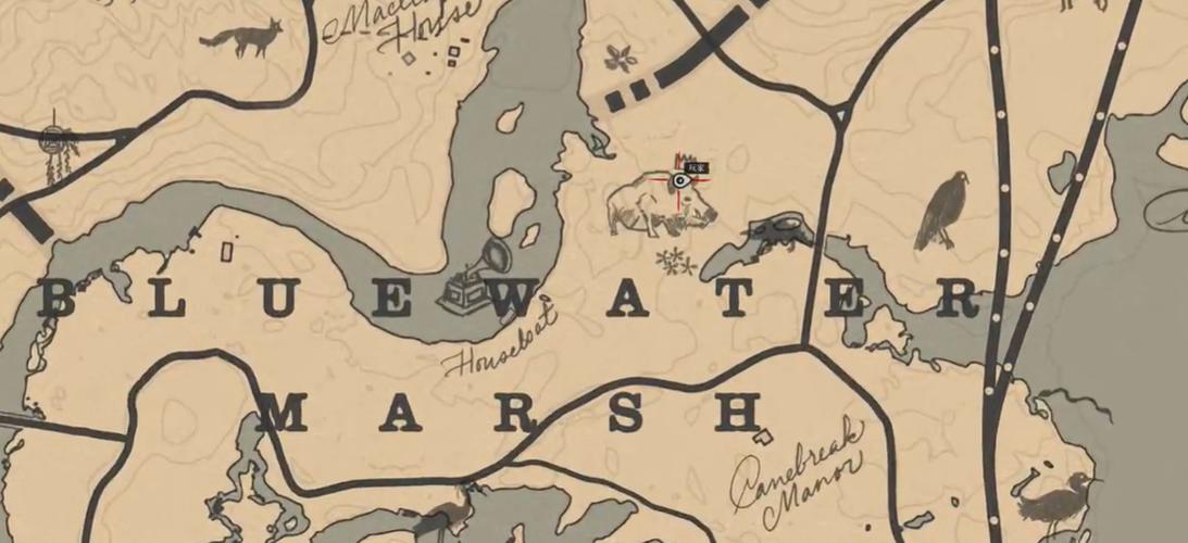 荒野大镖客2野猪位置