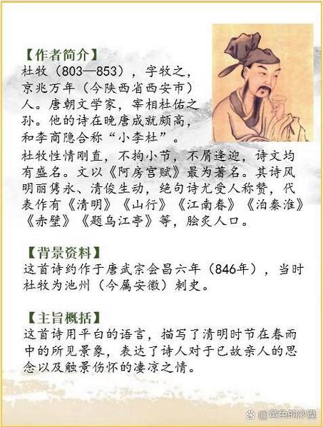 杜牧简介资料