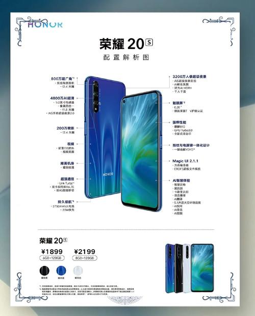 荣耀20和荣耀20S