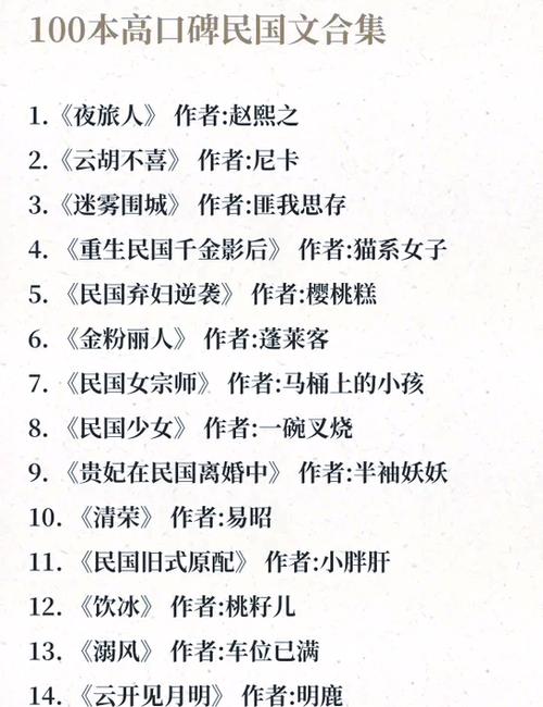 40本经典耐看穿越小说