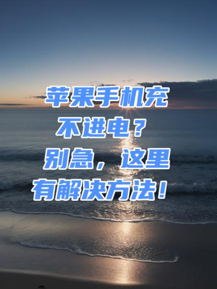 刚买的苹果手机充不进去电怎么回事