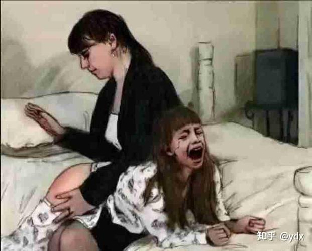 妈妈扒裤子打孩子