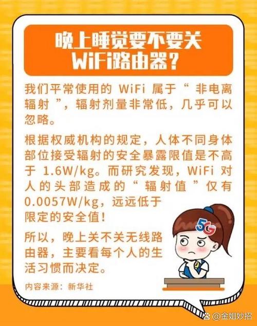 睡觉wifi有必要关掉吗