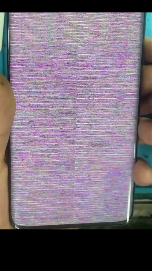 华为手机出现闪屏条纹