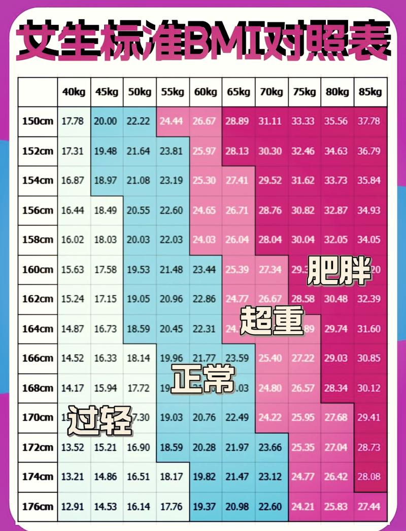正常体脂率BMI