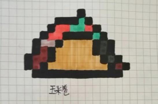 我的世界全食物的图片怎么画