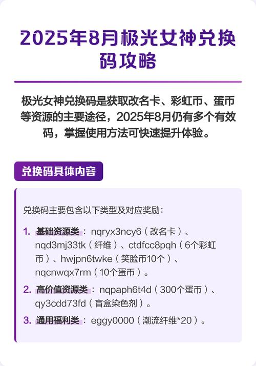 极光女神兑换码