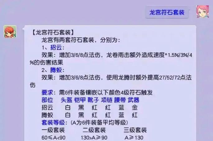 69龙宫符石组合搭配