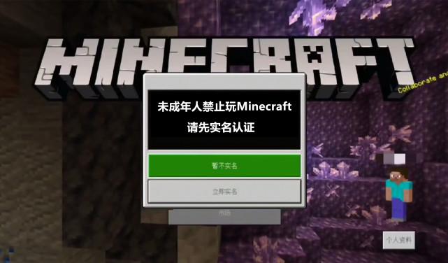 我的世界防沉迷认证