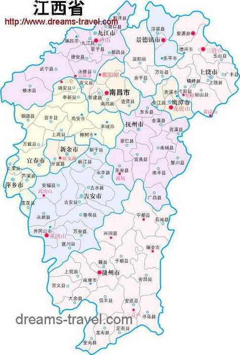 江西地图高清版大图
