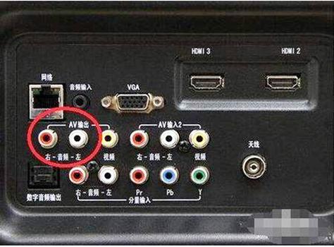山水音响与电视连接图解