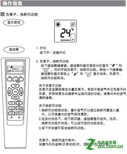 海尔空调说明书图片