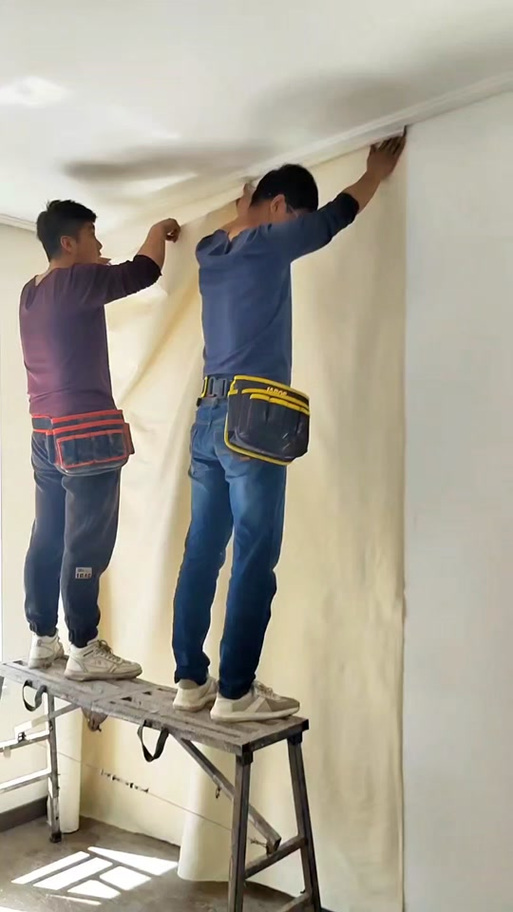 贴壁布师傅电话