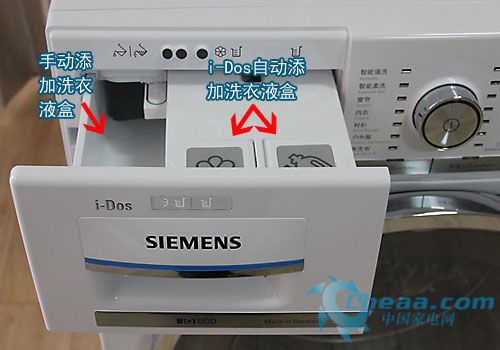 西门子洗衣机洗衣液放哪个槽