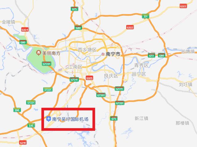 高铁站吴圩机场到t2多远