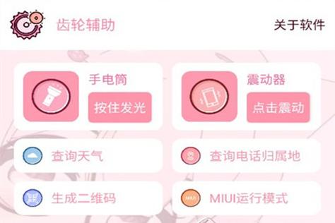 齿轮辅助粉色正版