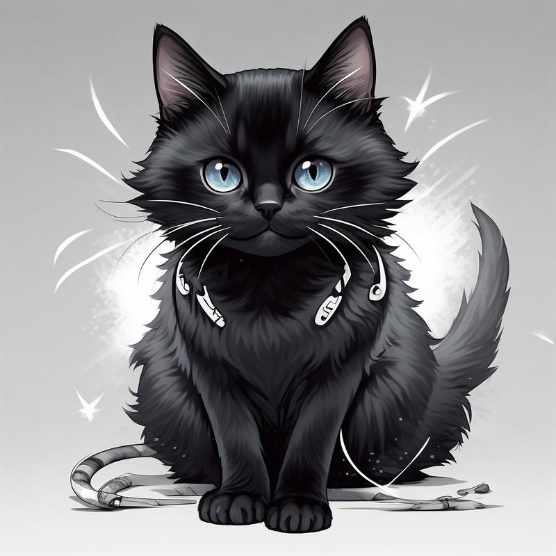 黑猫漫画之令人垂诞三尺