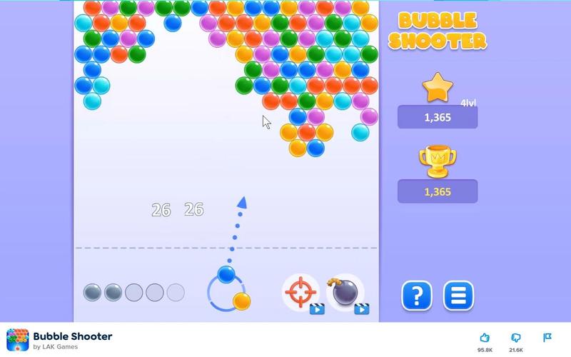 移动泡泡射击游戏Bubble Shooter
