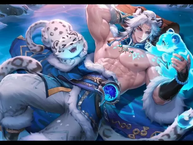 王者荣耀英雄腹肌图片