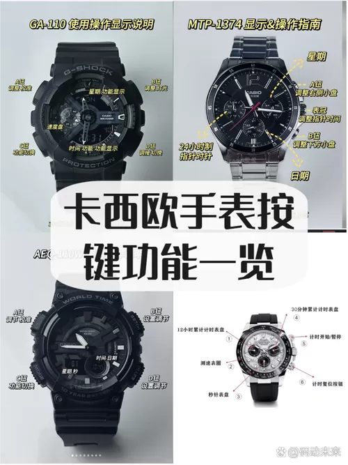 卡西欧手表功能图解