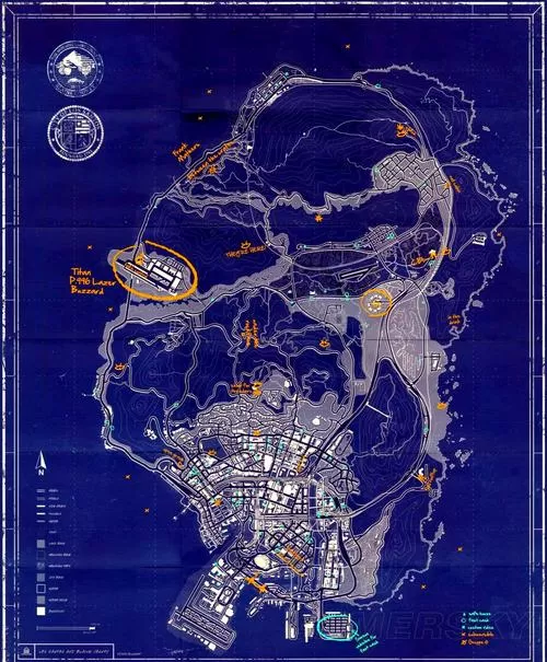 gta5完整地图 带地名