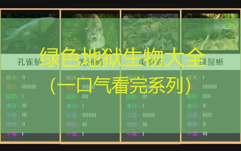 绿色地狱合成配方