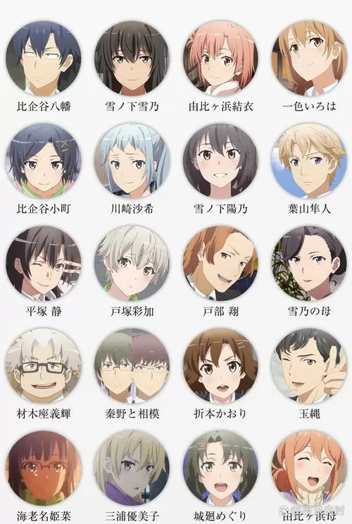 春物所有角色介绍