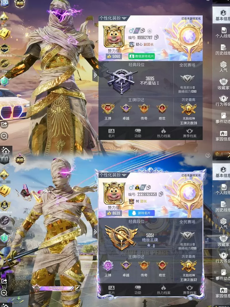 和平精英id是不是编号的
