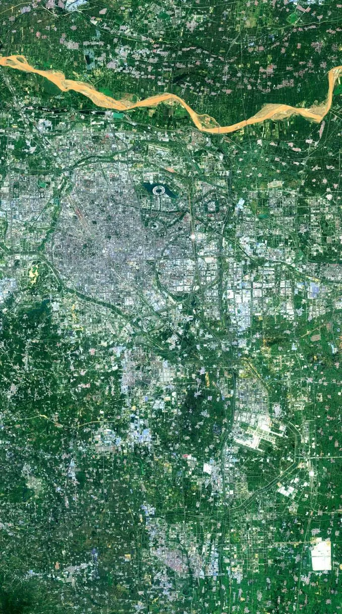郑州市卫星地图高清全图