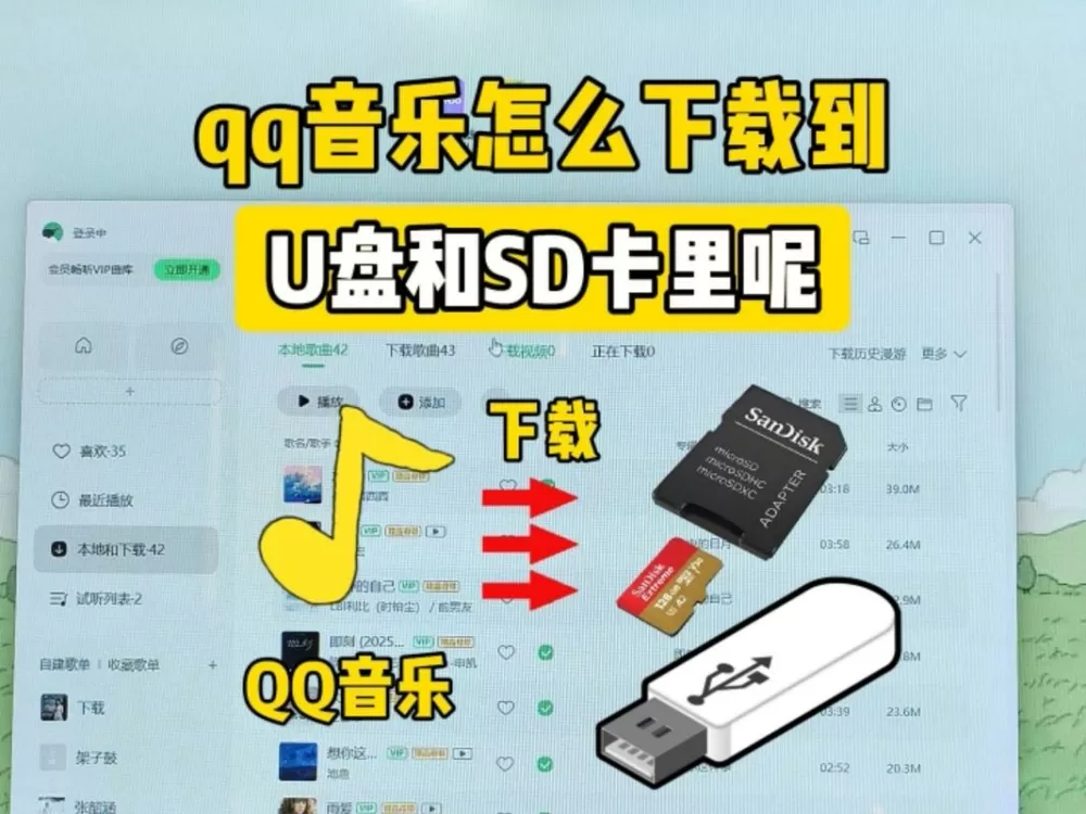 qq音乐怎么移到内存卡