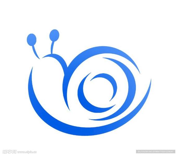 蓝色蜗牛图片