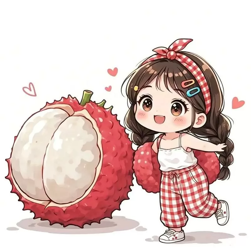 水果女孩图片萌图