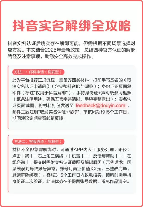抖音注销后实名认证多久解绑