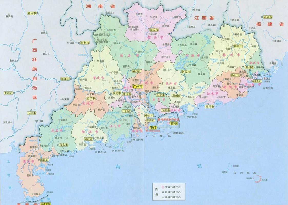 广东省地图2025高清版正版