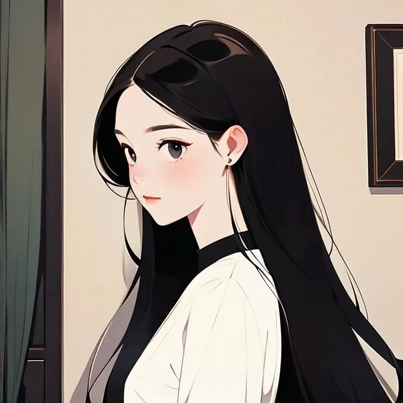 头像女白色系列 干净