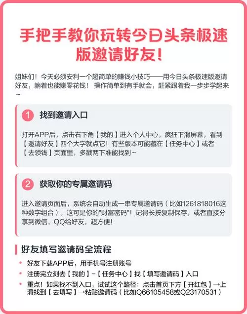 今日头条极速版怎么邀请好友