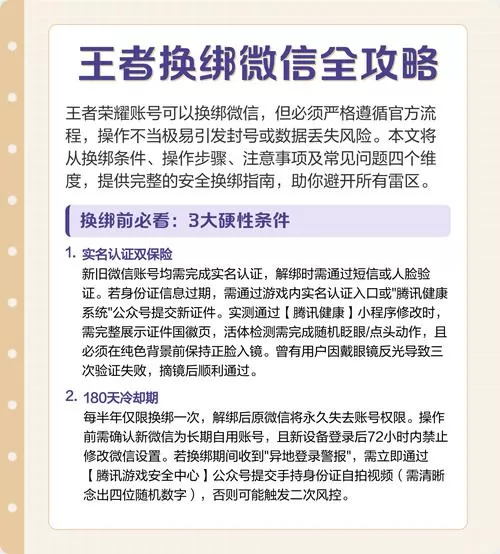 王者荣耀能和微信解绑吗