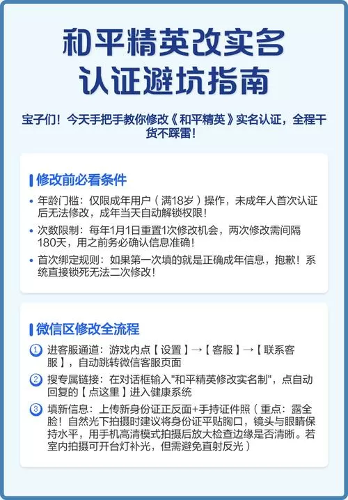 和平精英二次实名多久可以改