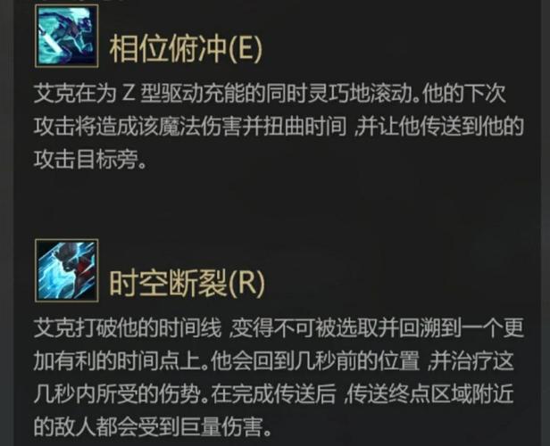 艾克技能