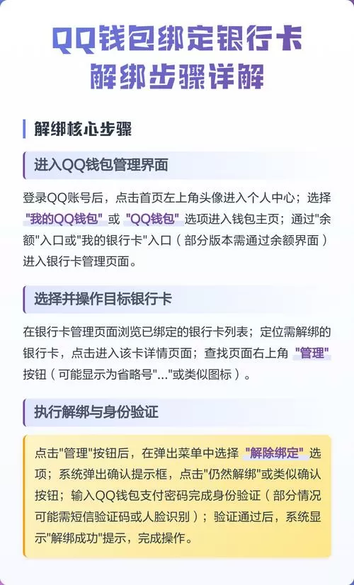 QQ解除绑定银行卡