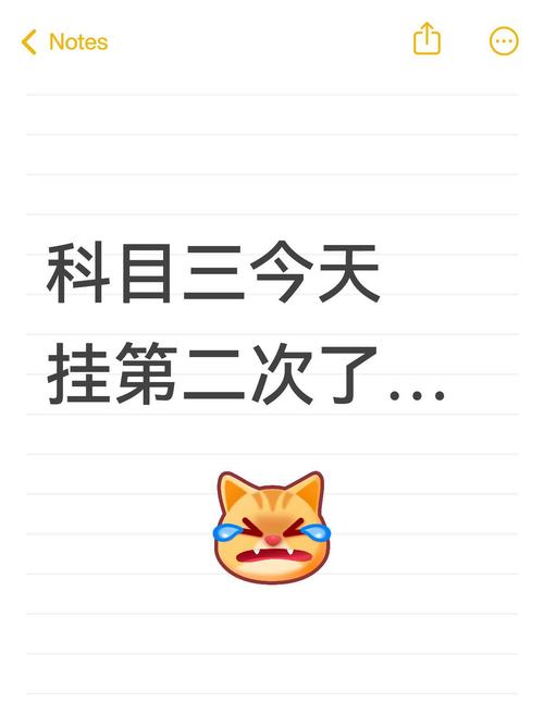 科目三挂了3次我崩溃了