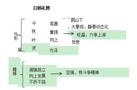 白杨礼赞备稿六步分析